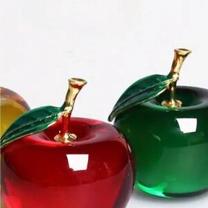 Glass Apple Ornament - Unique Creative Gift, Holiday Decoration, Home De…